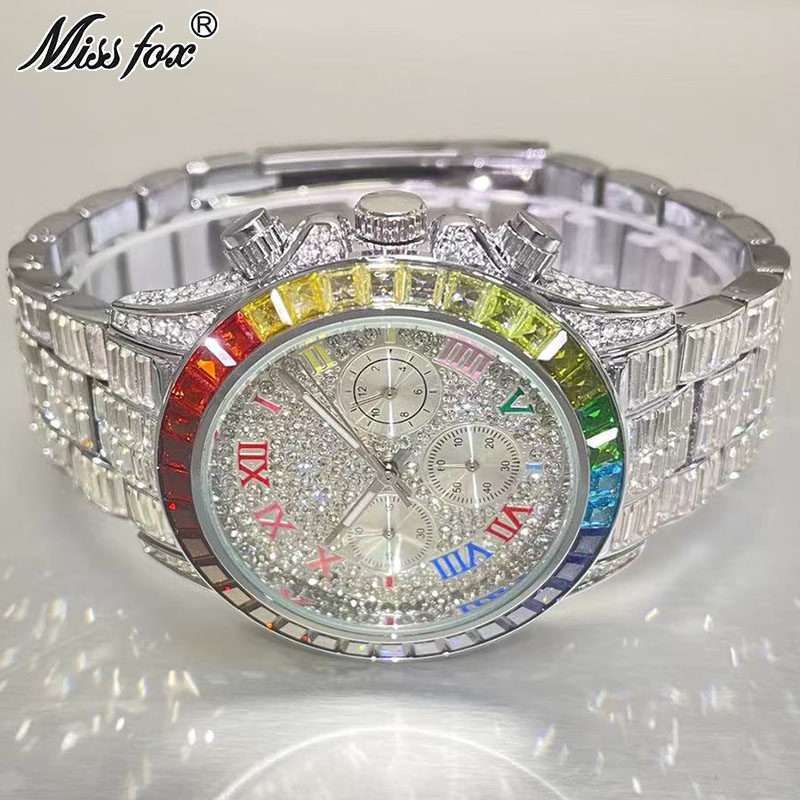 Zen Luxury Watch - MISSFOX-남성용 럭셔리 아이스 패션 브랜드 방수