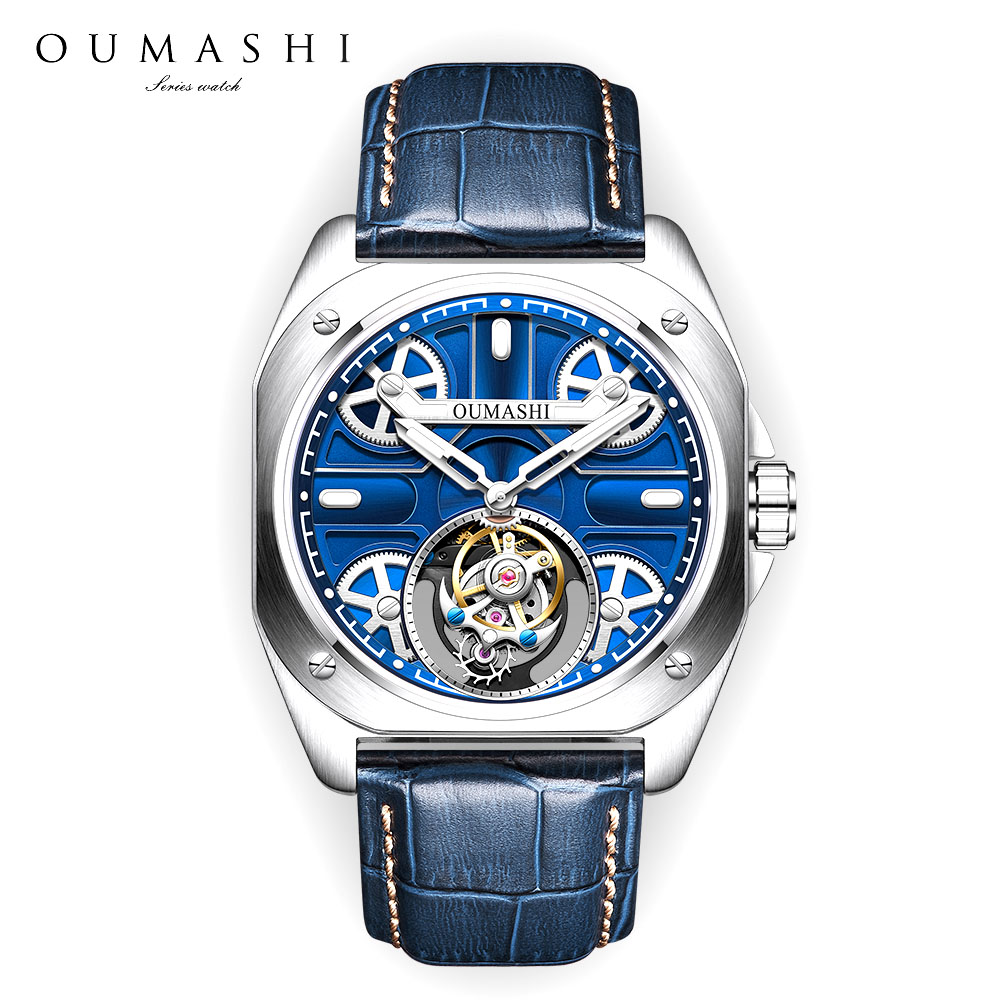 Tourbillon Movement Watch - 41mm 명품 남성용 시계 투르비옹 스테인리스