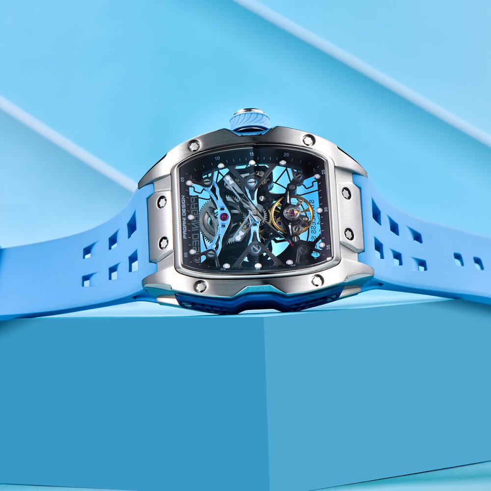 탑 파가니 디자인 스포츠 레저 시계 고급 기계식 오토매 - Tourbillon Movement Watch 리뷰 및 가격