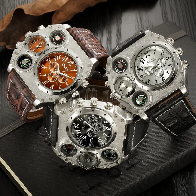 Oulm 1349 남성용 스포츠 시계 럭셔리 브랜드 대 - Luxury Watch Zone 리뷰 및 가격