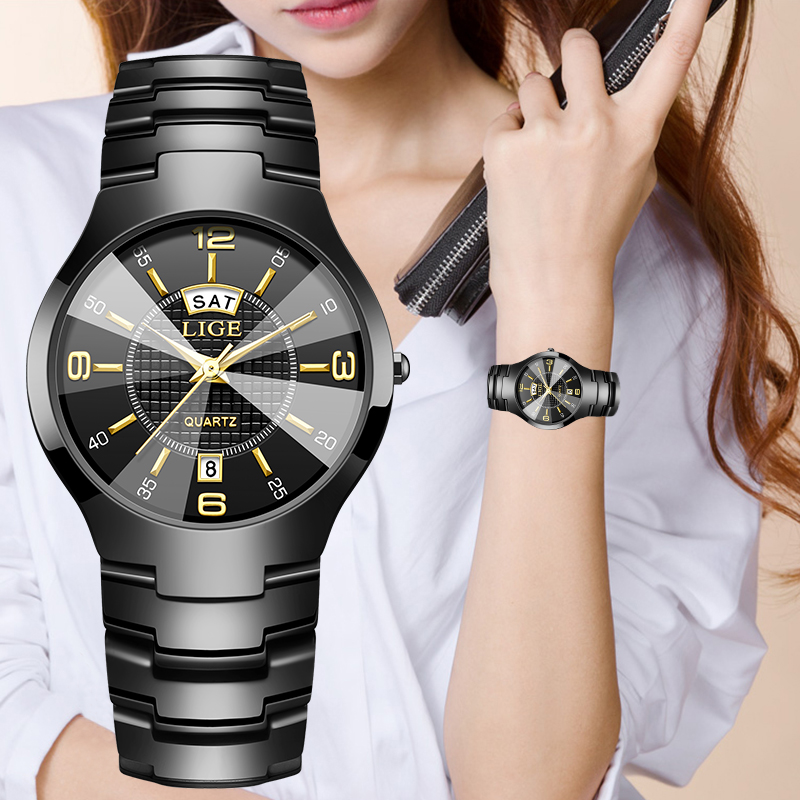 LIGE 패션 우아한 여성용 손목시계 럭셔리 세라믹 스 - Luxury Watch For Women 리뷰 및 가격