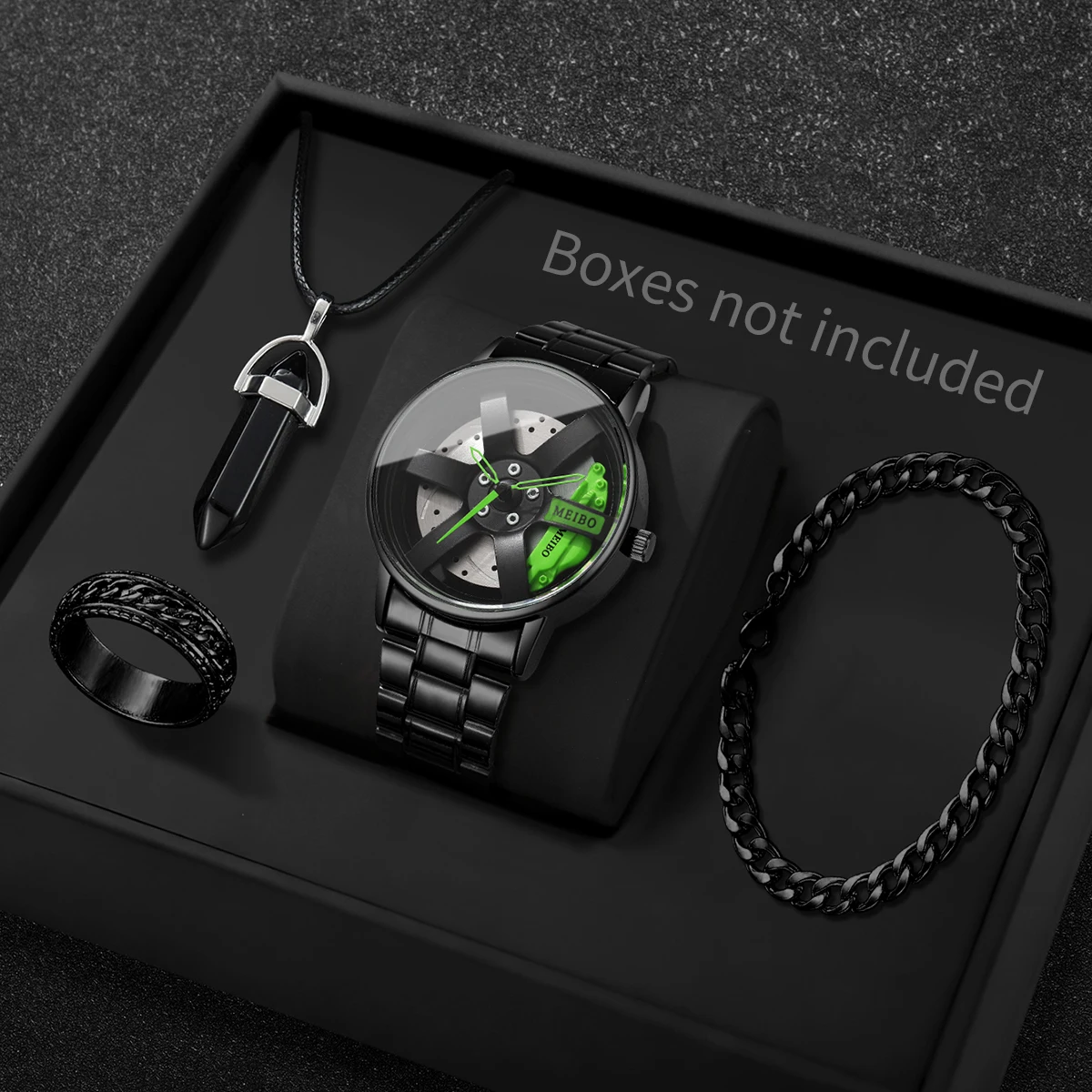 4개 세트 패션 3D 자동차 휠 다이얼 남성 스포츠 시 - Luxury Watch Kit 리뷰 및 가격