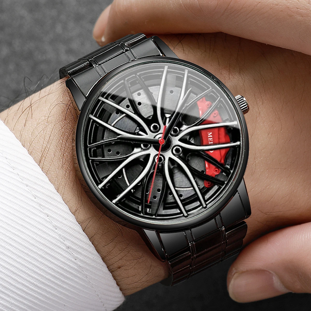 4개 세트 패션 3D 자동차 휠 다이얼 남성 스포츠 시 - Luxury Watch Kit 리뷰 및 가격