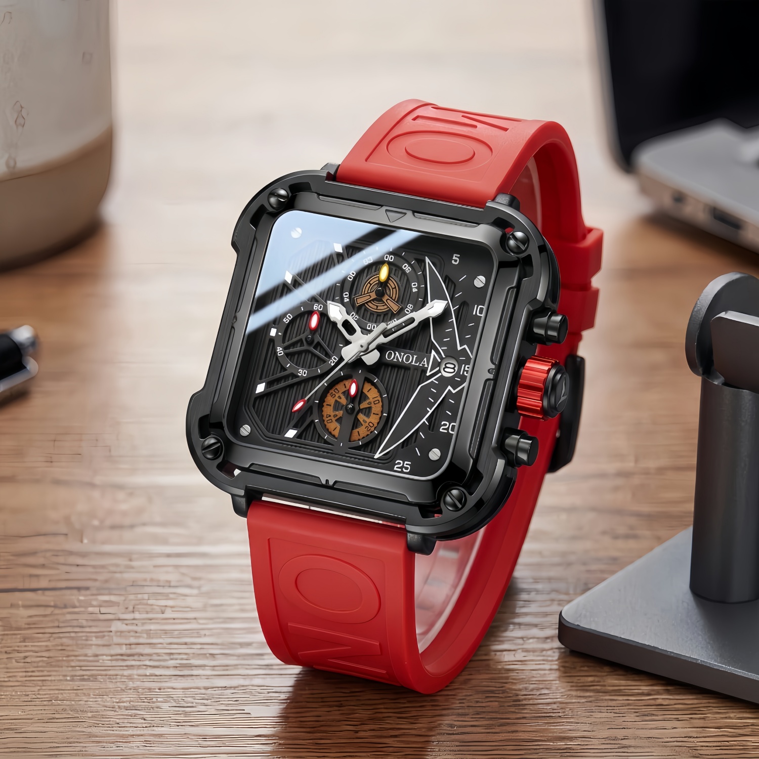 패션 남성 시계 브랜드 ONOLA 독특한 사각형 디자인 - Zen Luxury Watch 리뷰 및 가격