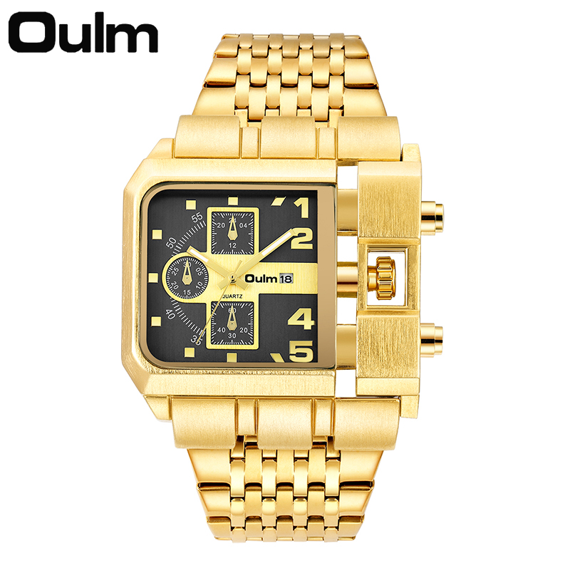 Oulm 3364 남성용 스테인레스 스틸 쿼츠 시계,  - Luxury Watch Zone 리뷰 및 가격