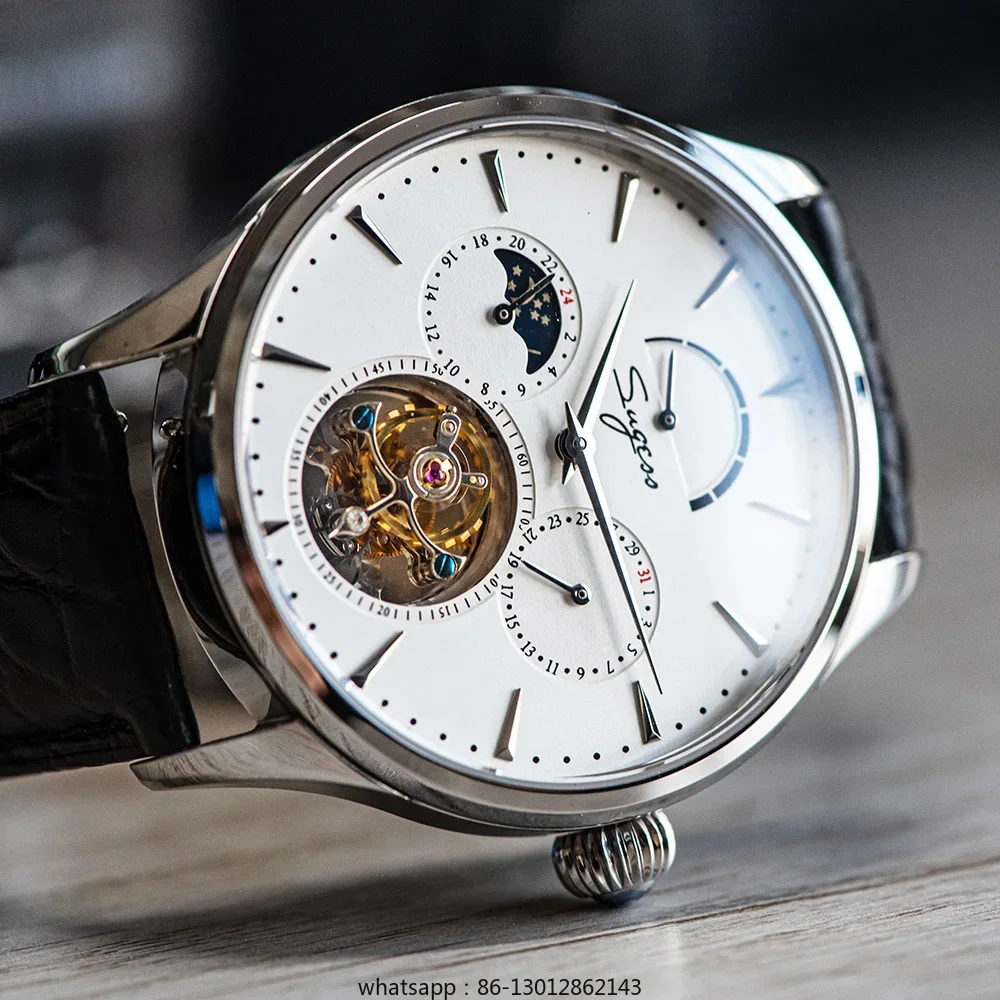 8007 투르비옹 무브먼트 다기능 기계식 남성용 시계  - Tourbillon Movement Watch 리뷰 및 가격