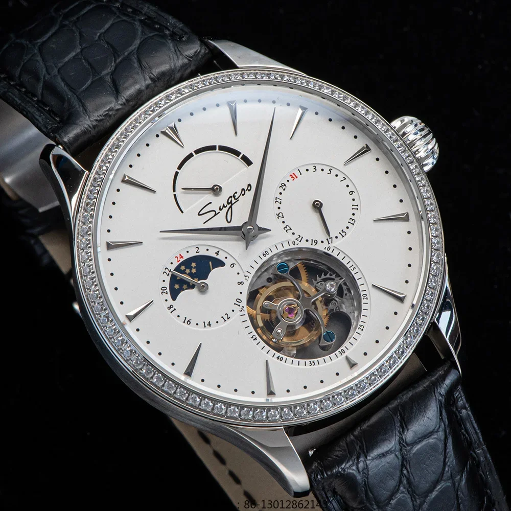 8007 투르비옹 무브먼트 다기능 기계식 남성용 시계  - Tourbillon Movement Watch 리뷰 및 가격