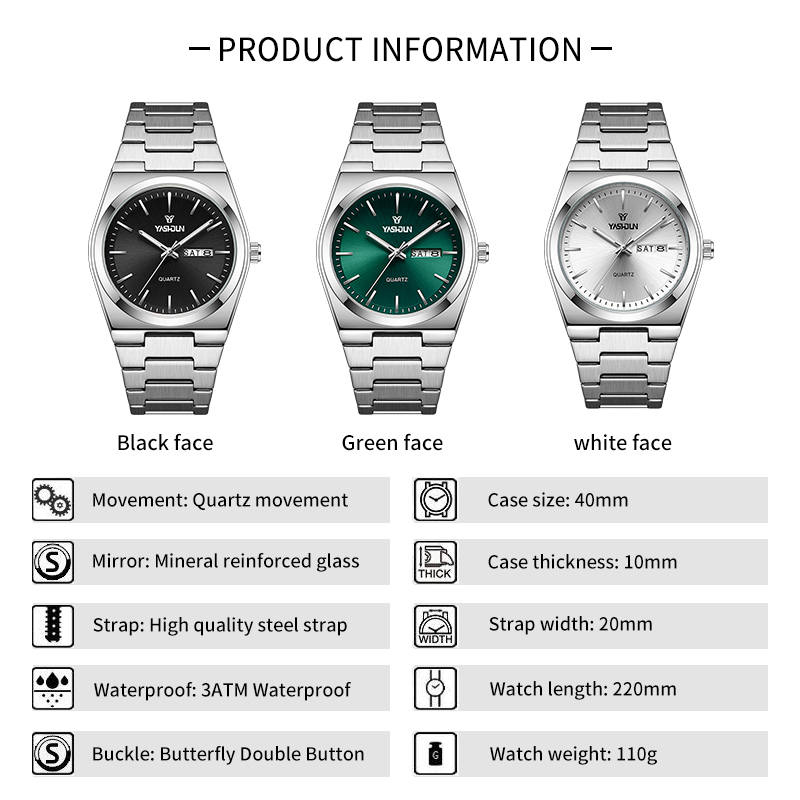 최고급 브랜드 남성용 럭셔리 스테인리스 스틸 쿼츠 시계 - Zen Luxury Watch 리뷰 및 가격