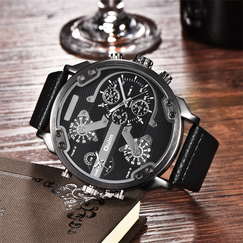 Oulm-남성 캐주얼 스포츠 시계, 독특한 디자인 큰  - Luxury Watch Zone 리뷰 및 가격