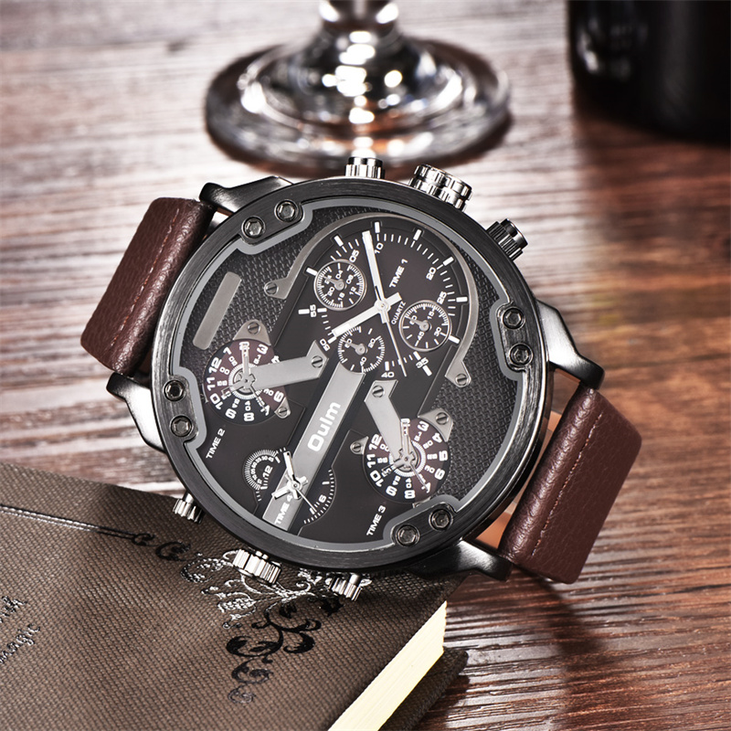 Oulm-남성 캐주얼 스포츠 시계, 독특한 디자인 큰  - Luxury Watch Zone 리뷰 및 가격