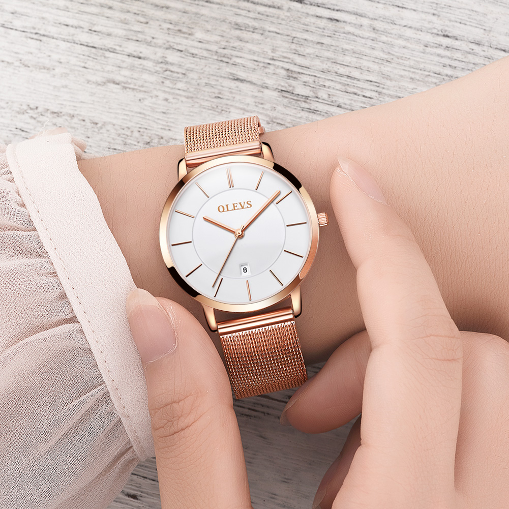 OLEVS-여성용 시계, 쿼츠 방수 시계, 럭셔리 레이 - Luxury Watch Kit 리뷰 및 가격