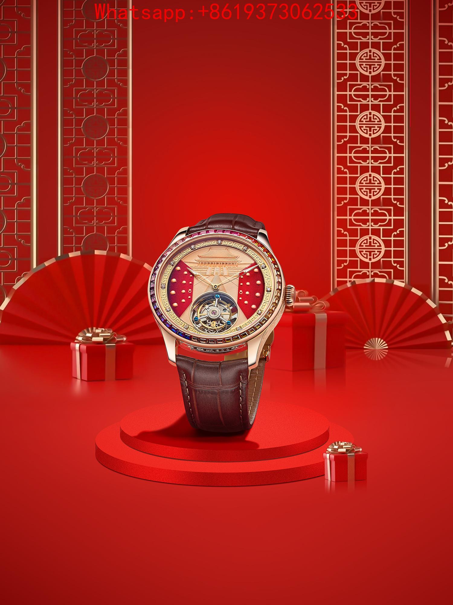 자동 기계식 무브먼트가 장착된 남성용 시계, 인공 합성 - Tourbillon Movement Watch 리뷰 및 가격