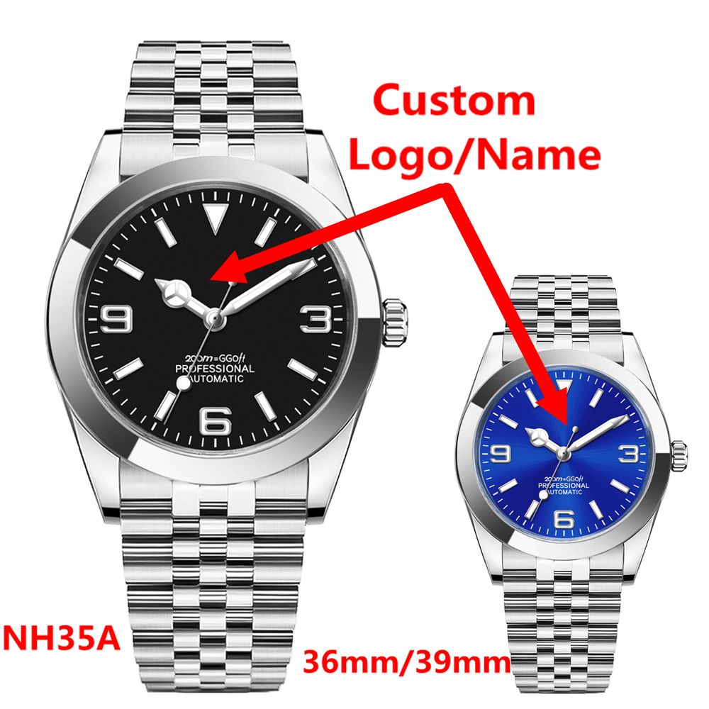 맞춤형 로고 고급 NH35 시계 여성 남성용 시계 36 - Luxury Watch For Women 리뷰 및 가격