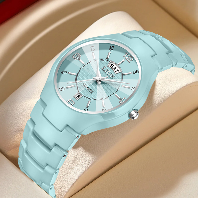 LIGE 럭셔리 우아한 쿼츠 여성 시계 패션 세라믹 작 - Luxury Watch For Women 리뷰 및 가격