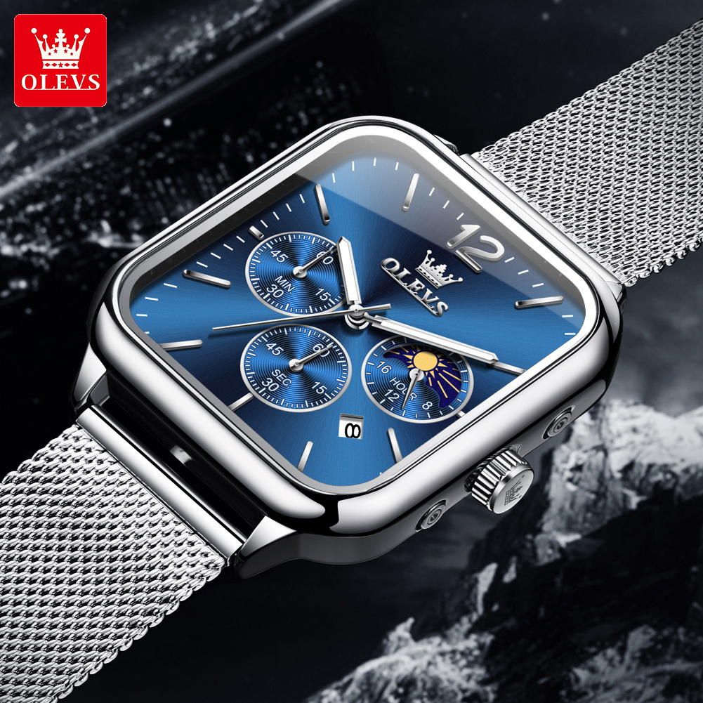 OLEVS 9914 럭셔리 브랜드 남성 시계 탑 패션  - Luxury Watch Zone 리뷰 및 가격