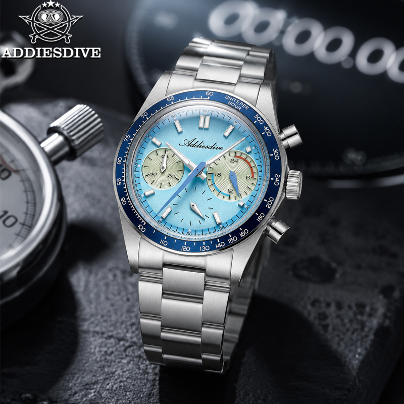 ADDIESDIVE 새로운 남성용 시계 VK63 크로노 - Luxury Watch Display Case 리뷰 및 가격