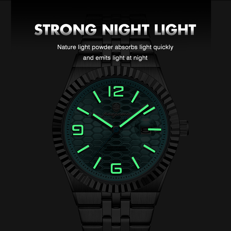 PAAZOMU 남성용 허니콤 패턴 쿼츠 시계, 날짜 표 - Luxury Watch Zone 리뷰 및 가격