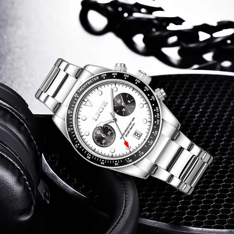 LIGE 브랜드 패션 남성 시계 고급 캐주얼 스포츠 야 - Zen Luxury Watch 리뷰 및 가격