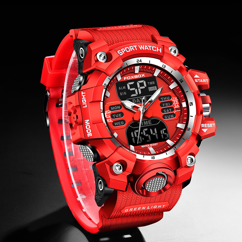 FOXBOX 남성용 밀리터리 시계 LIGE 럭셔리 스포 - Luxury Watch Zone 리뷰 및 가격