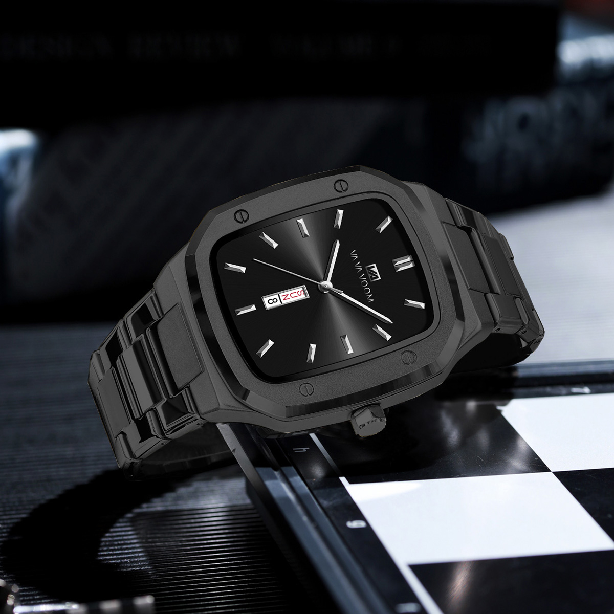 뉴위크 쿼츠 시계 남성용 무브먼트 사각 스테인리스 스틸 - Zen Luxury Watch 리뷰 및 가격