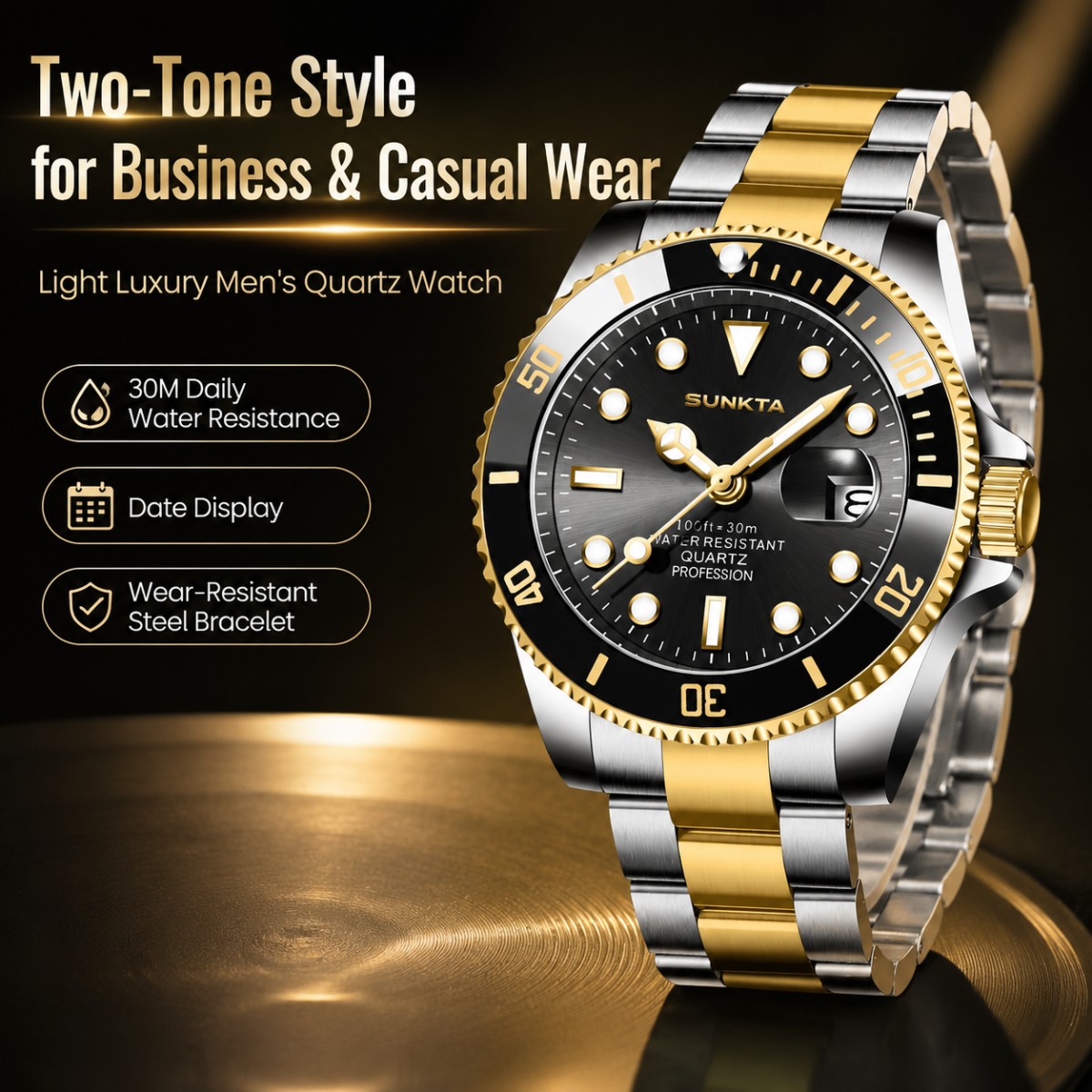 SUNKTA 최고급 브랜드 남성용 럭셔리 시계 패션 쿼 - Luxury Watch All Brands 리뷰 및 가격