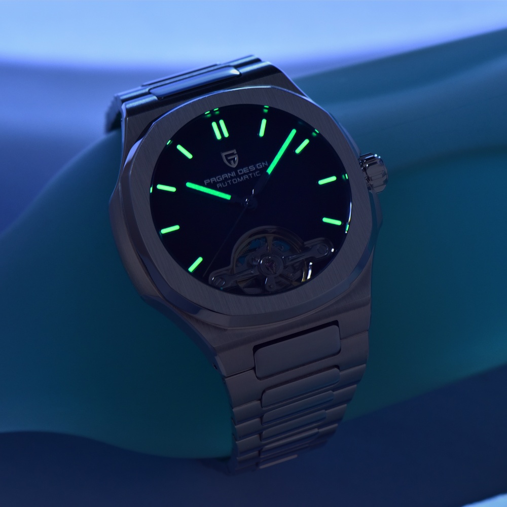 파가니 디자인 신형 기계식 홀로우 아웃 투르비용 남성  - Tourbillon Movement Watch 리뷰 및 가격