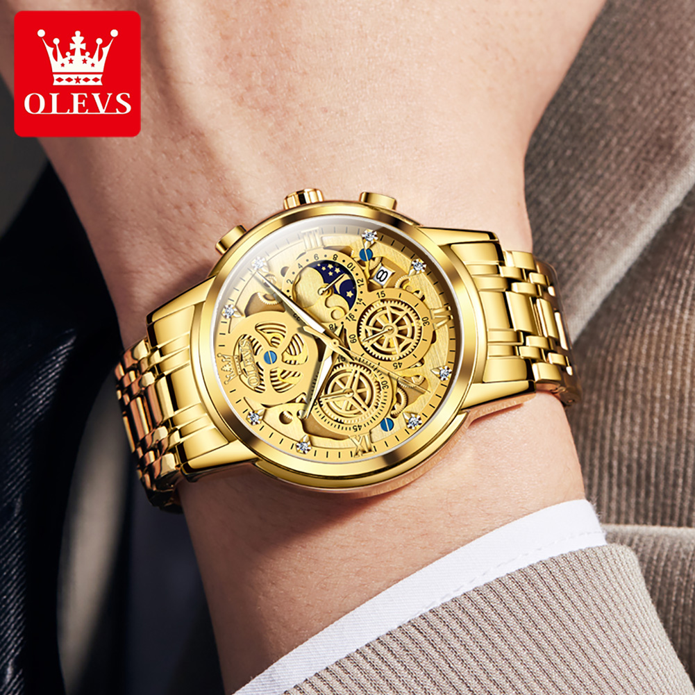 OLEVS 9947 남자 시계 원래 럭셔리 브랜드 쿼츠 - Luxury Watch All Brands 리뷰 및 가격