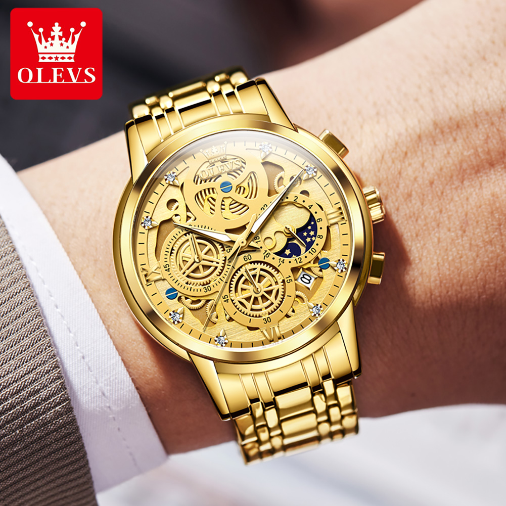 OLEVS 9947 남자 시계 원래 럭셔리 브랜드 쿼츠 - Luxury Watch All Brands 리뷰 및 가격