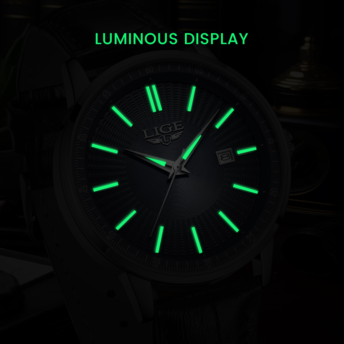 LIGE 최고급 브랜드 남성용 시계 비즈니스 가죽 쿼츠 - Zen Luxury Watch 리뷰 및 가격