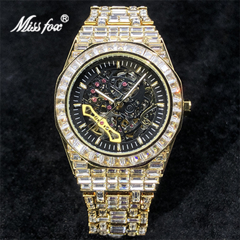 MISSFOX 남성용 기계식 시계, 스테인리스 스틸,  - Luxury Watch And Jewelry Brand 리뷰 및 가격